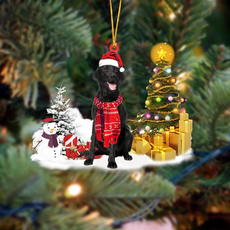 Labrador Retriever Christmas Ornament SM008